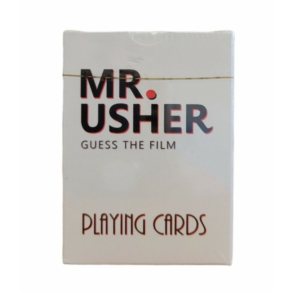 Novelty Film Lovers Playing Cards Guess the Movie Trivia Game Mr Usher Films